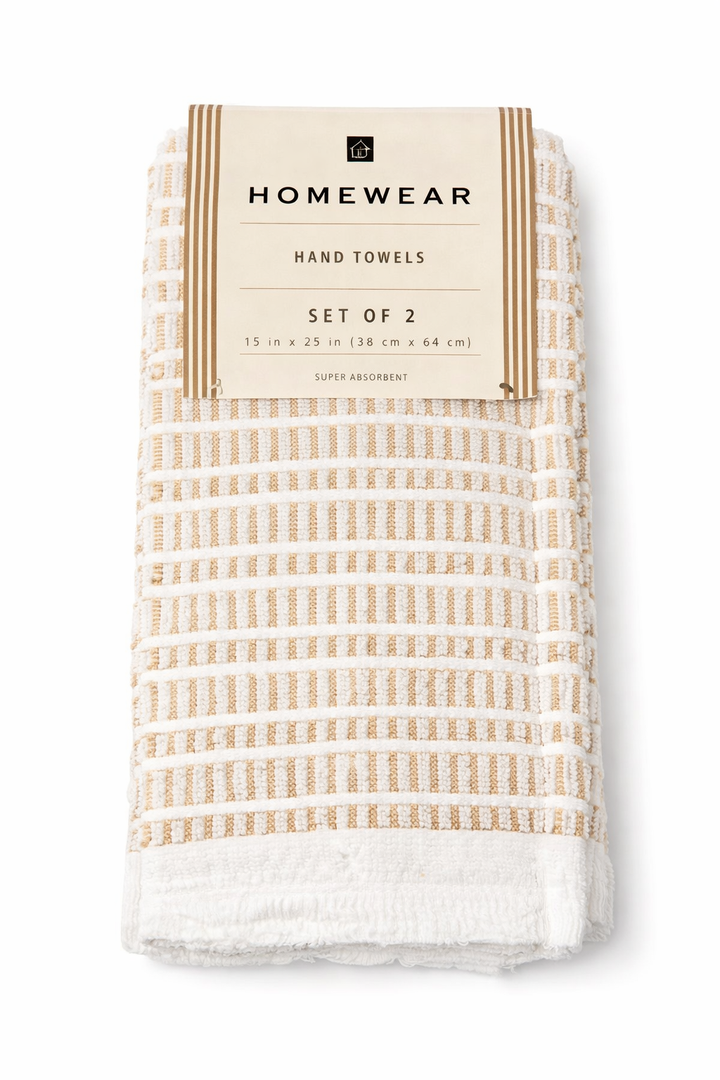 Home Wear Hand Towels Set Of 2 15x25