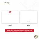 4 x Desert Cactus Boston University 10 Pack Notecards Stationery Cardstock Terriers BU Includes Envelopes Memo Party Thank You (Notecard 1a)