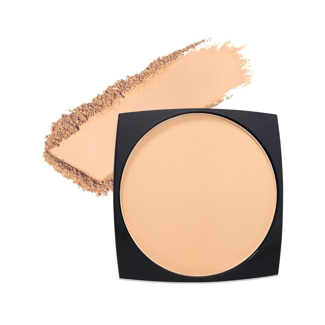 Este Lauder Double Wear 12-Hour Stay-in-Place Matte Powder Foundation | Controls Oil & Shine, 0.39 Ounce (4C1 Outdoor Beige - Medium tan with cool rosy undertones)