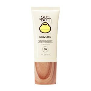 Sun Bum Daily SPF 30 Glow Sunscreen Face Lotion - Moisturizing Facial Sunscreen - Tinted - Dewy Finish - Hawaii 104 Act Compliant (Made without Octinoxate & Oxybenzone) - Travel Size - 1.7 oz
