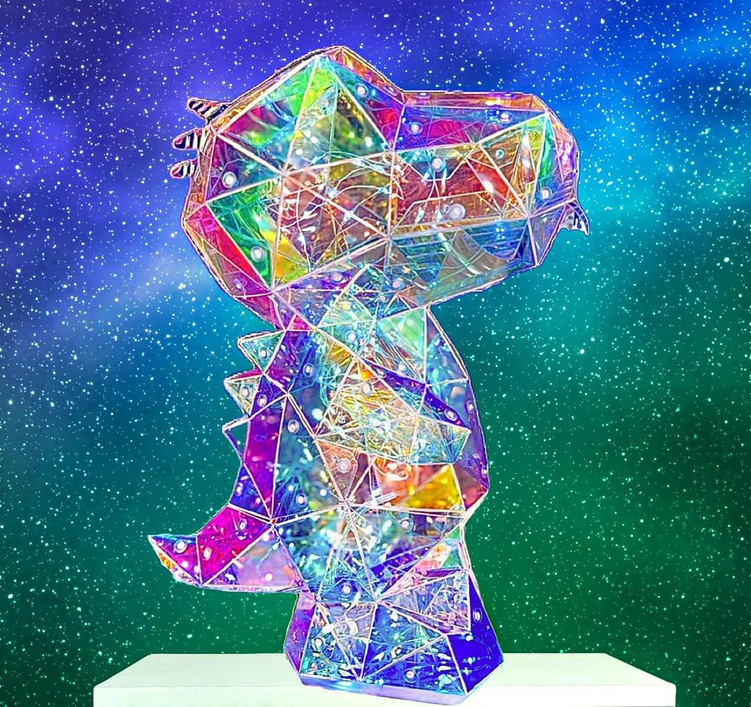 In His Name LED Dinosaur Night Light for Boys and Girls Dinosaur Lamp Premium Trex Nightlight for Kids & Bedside Dino Night Light for Unique Light Gifts Room Decor Spring Summer