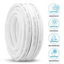 6 Gauge Marine Wire,6 AWG 10ft Duplex Marine Grade Wire Tinned Copper Boat Electrical Cable for Boat/Automotive/RV/Camper Outdoor Use