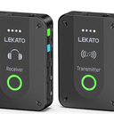 LEKATO Wireless in Ear Monitor System MS02, Upgraded 2.4G Stereo IEM System Low Latency with Transmitter Belt pack Receiver Auto Pairing, One to More, in Ear Monitoring for Church, Band, Singer, Stage