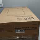 EKO Madison Matte Stainless 50 Liter/13.2 Gallon Step Trash Can w/Inner Liner - Fingerprint Resistant Finish