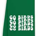 Green Go Birds Football Kitchen Towels, Football Lover Player Fan Gifts Decorative Hand Tea Towels for Bathroom, Sport Fan Gifts Dish Towel Dishcloth, 16x24 Inch