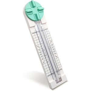 Paper Trimmer, 4 Styles Craft Paper Cutter Multi-Function Scrapbooking Tool for Cutting Paper Photos Scrapbook Postcard (Straight, Wave, Perforated and Creasing Lines) (Green)