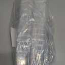 20 Pack 3.5 oz Clear Plastic Dessert Cups with 100 Tasting Spoons, Square Parfait Appetizer Cups for Party, Weddings