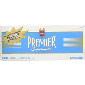 Premier King Size Light Cigarette Tubes - 200 Count (Pack of 5)