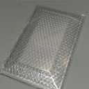 FOCUSLINE 8 PCS Plastic Serving Trays for Party, Clear and Gold Rim Serving Platters and Trays, Premium Plastic Fruit Tray, Disposable Platters for Cupcake, Dessert, Appetizers