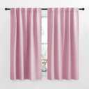 NICETOWN RV Curtains for Camper Windows - (Rouge Pink Color) 34x54 Inch, 2 Panels Set, Thermal Insulated Room Darkening Blackout Drapes/Draperies with Rod Pocket & Back Tab for Half Window