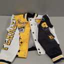 VOIKERDR Button Down Shirts for Women Outerwear Windbreaker Varsity Jacket for Women Fall Lightweight Jacket 2024 (Small, Yellow)