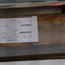 QEEIG Floating Shelves for Wall Bathroom Shelf Bedroom Kitchen Living Room Hanging Book Shelves Small Farmhouse Decor 16 inch Set of 3, Rustic Brown (015-BN3)