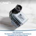 Orbit Programmable Digital Hose Watering Timer - 1 Outlet - Battery Powered - with LCD Screen - Built-in Rain Delay - Water-Resistant - 62061