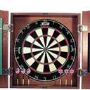 DMI Sports Bristle Dartboard Cabinet Sets - Includes LED Lighting or Electronic Scoring Option
