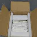 Porcelain Small Serving Bowls Set of 6, 13 Oz Square Cereal Bowls, 4.6" White Ceramic Dessert Bowls for Salad, Dip, Soup, Snack, Fruits, Small Portions, Dishwasher & Microwave Safe