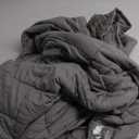 Mr. Sandman Weighted Blanket for Adults Queen Size 15 lbs, Soft Cooling Heavy Minky Blanket for Sleep, Washable Throw Blanket with Glass Beads, 60 x 80 Inches, Grey