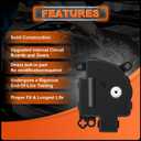 HVAC 604-970 27743ZP00A Heater Air Door Actuator Compatible with 2007-2015 for Nissan Armada, 2004-2015 for Nissan Titan, 2004-2009 for Nissan Quest, Replaces# SK604970,1712369