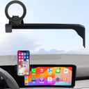 Car Phone Holder for 2024-2026 KIA Sorento Accessories 12.3-Inch Screen Fixed Clip, 360 Rotation Phone Mount Compatible with MagSafe, Cell Phone Holder Does Not Affect Air Vent
