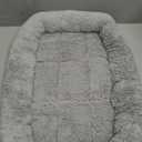 Enjoying Cat Mat Bed 10" x 15" Pet Bed with Pillow Around for Puppy Kitten Curled Sleeping Beds for Carrier/Crate Small Dog Cushion, Anti Skid Bottom, Small