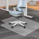 Clear Office Chair Mat for Carpet - 36"x48" Heavy-Duty Protection for Low Pile Carpets - Not Suitable for Hardwood Floors, 4836inch