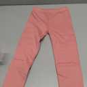 Auranso Girls Winter Warm Cotton Fleece Lined Leggings Thick Thermal Tights Pants (5-6 Years, Pink)