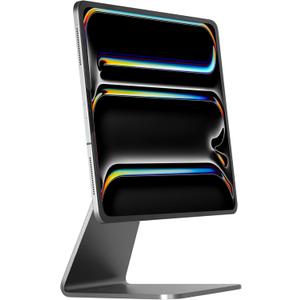 High Stability iPad Pro Stand, Magnetic Adjustable Holder Mount for Apple iPad Air 13'' & iPad Pro 12.9'' 3rd/4th/5th/6th Gen - Grey