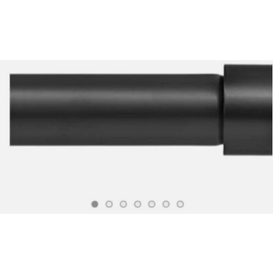 Ivilon Drapery Window Curtain Rod - End Cap Style Design 1" Pole 72-144" New