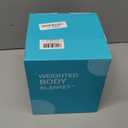 Weighted Lap Blanket 5 lbs for Adults, Luxury Soft Small Weighted Blanket, Compact Portable Weighted Lap Pad for Relaxation, Sleeping, Travel, All-Season Use, Light Grey, 30" x 40"