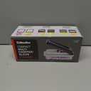 Mueller Vegetable Chopper Mandoline Slicer, Food Veggie Chopper, Cheese Grater, Onion Vegetable Cutter with Container, Dicer, Kitchen Gadgets & Essentials, White Sand/Grey (6 blade)