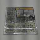Peel and Stick Backsplash Tile Stickers, Gray Talavera Mexican Tiles (10 Sheets) (Grey)