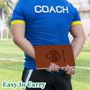 chiazllta The Football Notebook for Coaches & Players 7 x 10 Inch Football Training Notepad Coaching Board Coaching Notebook for Tactics Tactical Practice Planner Coaches&Players Gift