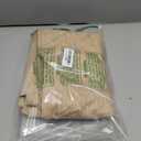 Smiry Rectangle Table Cloth Cover, Waterproof Elastic Fitted Picnic Tablecloth for 6 Foot Tables, Wipeable Flannel Backed Vinyl Tablecloths for Camping, Dining, Outdoor (Beige Wood, 30" x 72")