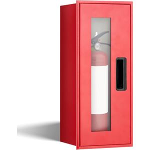 Zonon 1 Pcs 5lb Fire Extinguisher Cabinet Wall & Surface Mount