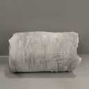 Bedsure GentleSoft Sherpa Fleece Twin Size Blanket for Couch, Non-Heated, Thick and Warm Throw for Women and Men, Soft Fuzzy Plush Twin Blanket for Winter, Light Grey, 60x80 Inches