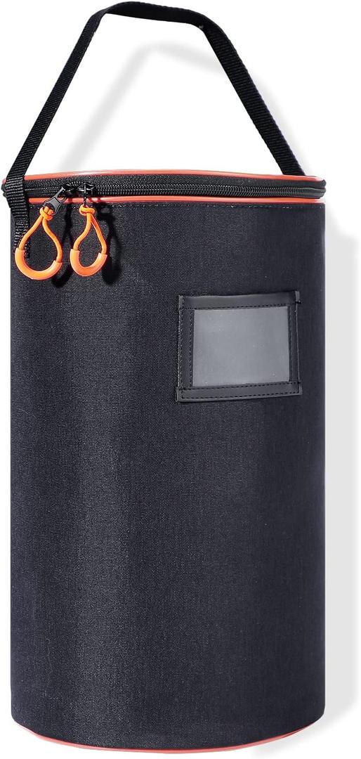 VISEMAN Portable Tennis Ball Basket for Training, Carrying and Storage (Black)