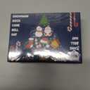 2 x OHOME Stocking Stuffers - Christmas Card Game Snowman Sock Cane Bell Hat for Family Kids Adults Teens Games - Wildly Entertaining & Easy to Learn - 2-8 Players