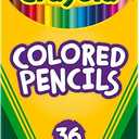 Crayola Colored Pencils (36ct), Kids Pencil Set, Back to School Essentials, Must Have Classroom Supplies for Kids, Pre-Sharpened Coloring Book Pencils, 3+