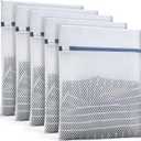 Durable Mesh Laundry Bags 5-Pack (12x16 Inch) Delicates Protector for Lingerie & Baby Clothes