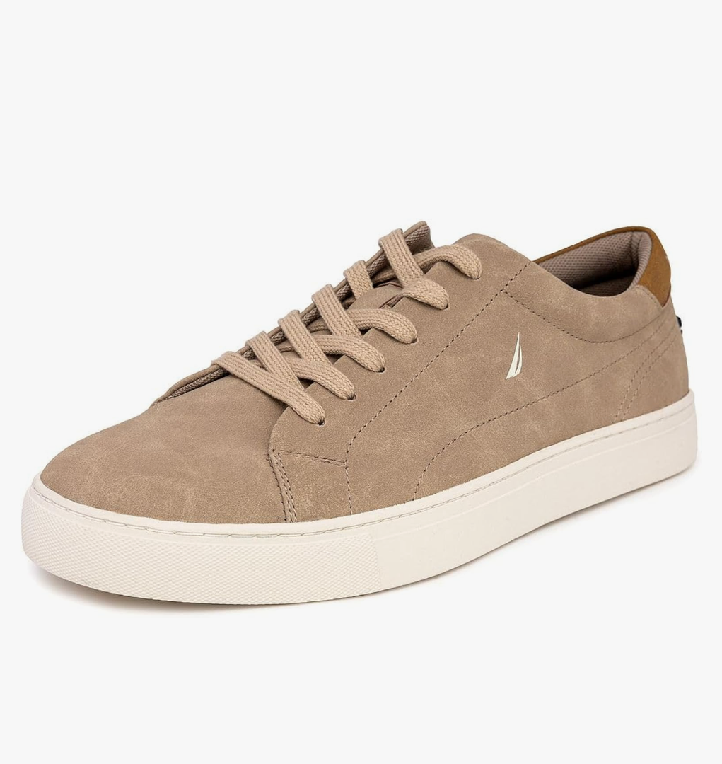 Nautica Men's Classic Lace-Up Boat Shoes Low Top Fashion Sneaker - Stylish and Comfortable Casual Shoe 8.5