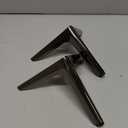 6 Inch Gun Black Metal Furniture Legs Heavy Duty Triangle Furniture Feet DIY Modern Replacement Legs for Cabinet Sofa Couch Chair-Set of 4