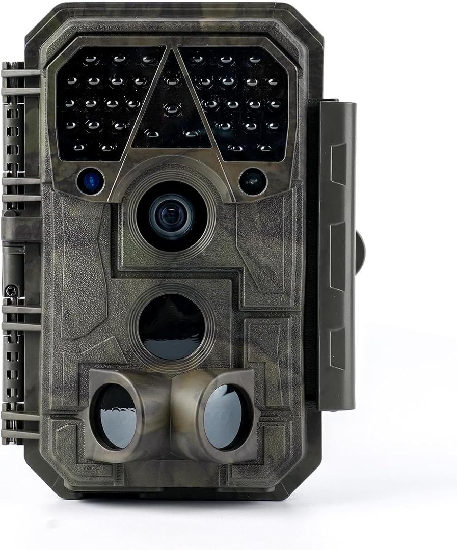 Meidase P70 (Non-Cellular,Non-WiFi) Trail Camera, 64MP 1296p, Game Cameras with No-Glow IR Night Vision, Motion Activated, Waterproof for Wildlife Deer Cams, Hunting