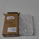 Thyle 2 Pcs Acrylic Brochure Holder with Suction Cups Wall Mount 7.4 x 4.2 Inch Window Clear Plastic Pamphlet Organizer Flyer Display Rack for Trifold Page Booklet Sticker Marketing Office Retail Shop