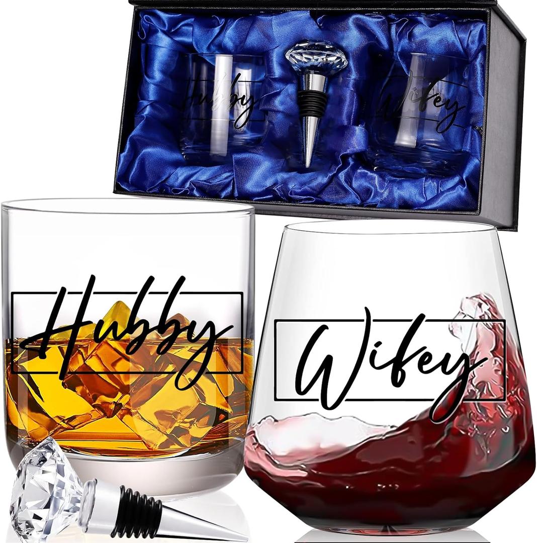 Couple Gifts for Wedding Engagement, Mr and Mrs Gift, Bridal Shower gifts, Cool Couples Gifts Wishes for Couples Newlywed Mr and Mrs Him and Her Couple Gifts for Wedding Engagement, Mr and Mrs Gift, Bridal Shower gifts, Cool Couples Gifts Wishes for Couples Newlywed Mr and Mrs Him and Her