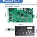 42002-0007S Control Board Kit with 472610Z Switch Pad Replacement 461105 Control Board Compatible with Mastertemp & Max-E-Therm,NA/LP Series Pool/Spa Heater Electrical Systems
