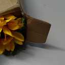 AmyHomie Artificial Sunflowers for Outdoors - 2 Bunches Fake Sunflower Bouquets with 14 Large Blooms, UV Resistant Silk Flowers for Home Wedding Fall Decor, Garden Party Centerpieces, 17.7 Inches