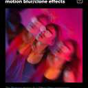 K&F CONCEPT 77mm Bilateral Blur Ghost Motion Filter Super Speed Effects for Camera Lens Clear Optical Glass with Cleaning Cloth