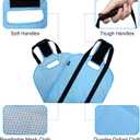 Transfer Sling Padded Gait Belt, Breathable Oxford Non-Slip Lift Aid with Handles&Fixing Belt, Lightweight Mobility Support for Elderly Disabled Bedridden, Bed Wheelchair Car Transfer