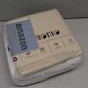 DECOMOMO Storage Cubes, 11x11 Cube Storage Bins, Baskets for Shelves (Beige & White, 4 Pack)