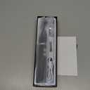 Tooth Polisher, Rechargeable Tooth Whitening Kit for Teeth Cleaning and Whitening, with 3 Tooth Polish Paste and 5 Brush Heads, LED Light, Easy to Use at-Home Personal Dental Care Kit (Black)