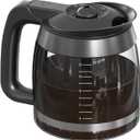 CE251 12-Cup Glass Carafe Pot Replacement Compatible with Ninja Coffee Brewer Maker, Fit Models CE251 CE201 CE201C CE200 CE200C Model# XGLSLID200, 1 Pack